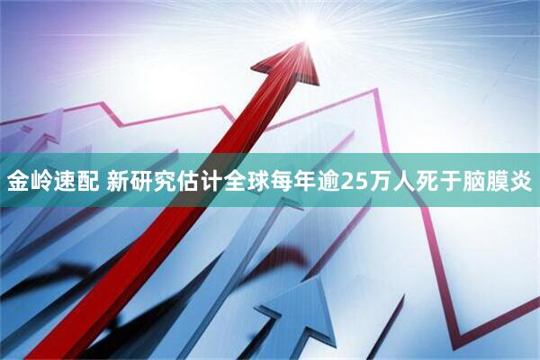 金岭速配 新研究估计全球每年逾25万人死于脑膜炎